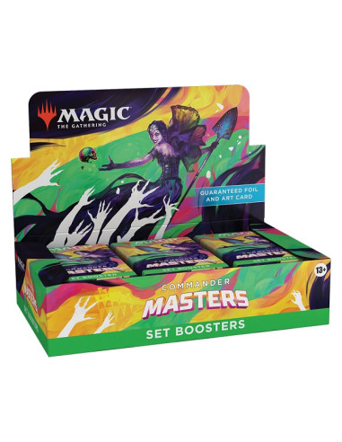 MTG Commander Masters. Caja de Sobres de Edición (24) Inglés  - ¡El formato más popular de Magic te trae sus mayores éxitos! Est