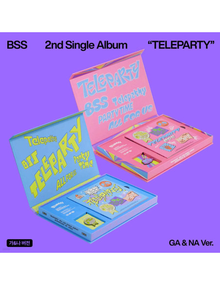 SEVENTEEN (BSS) - Teleparty  - SEVENTEEN (BSS) - Teleparty 2 Versiones: NA Azul y GA Rosa Contenido:- Caja- Photo Book- Mini Boo