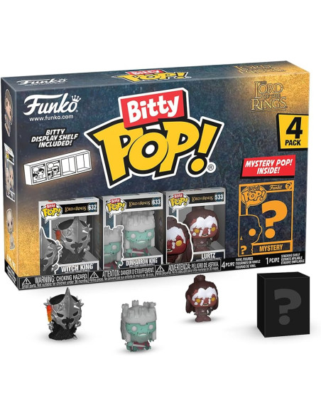 Funko Pop Bitty. El Rey Brujo. El Señor de los Anillos  - Funko Pop Bitty. Nightmare Bonnie. Five nights at freddy`s