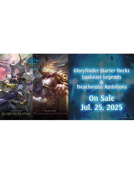 RESERVA Shadowverse Evolve -  Gloryfinder Treacherous Ambitions Starter Deck  - Este producto es una RESERVA, y se servirá en la