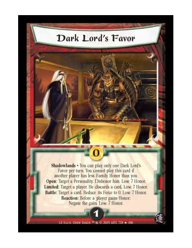 Dark Lord's Favor