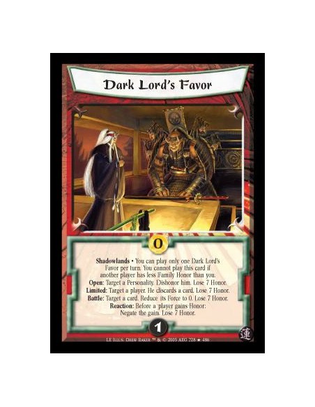 Dark Lord's Favor