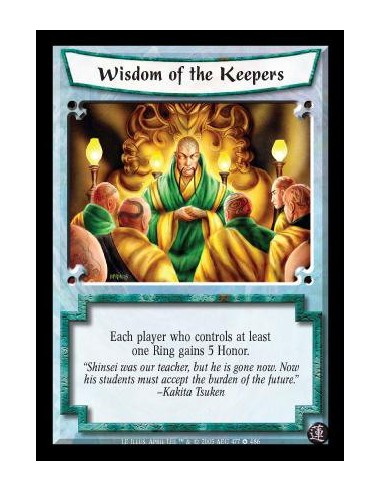 Wisdom of the Keepers