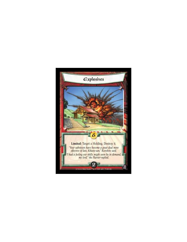 Explosives FOIL  - Limited: Target a Holding. Destroy it