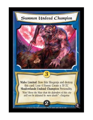 Summon Undead Champion FOIL