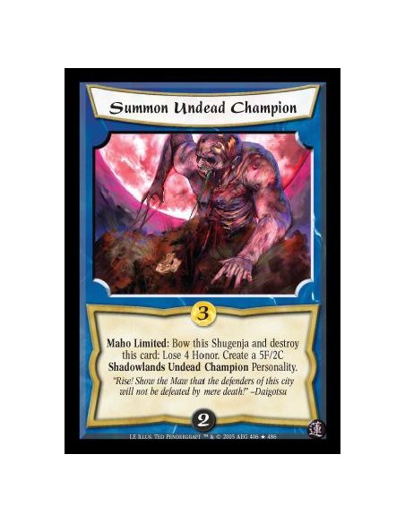 Summon Undead Champion FOIL