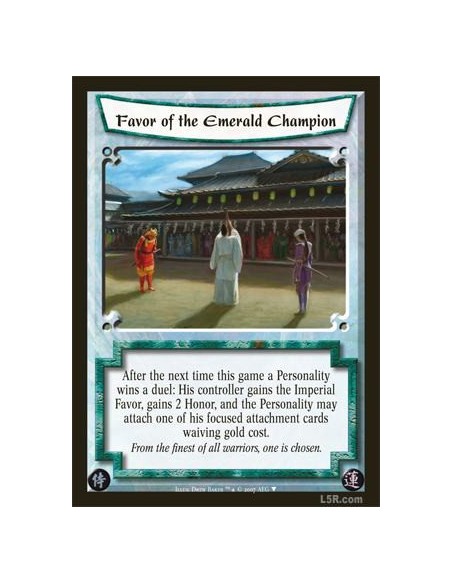 Favor of the Emerald Champion