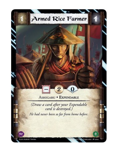 Armed Rice Farmer