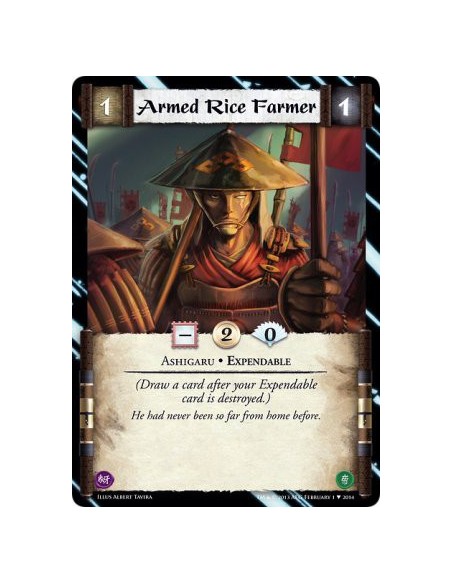 Armed Rice Farmer