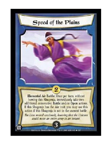 Speed of the Plains