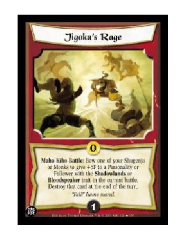 Jigoku's Rage FOIL