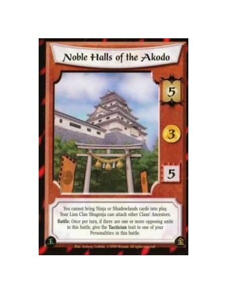 The Noble Halls of the Akodo