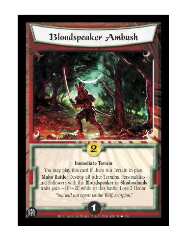 Bloodspeaker Ambush