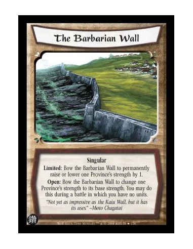 The Barbarian Wall