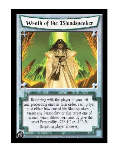 Wrath of the Bloodspeaker FOIL