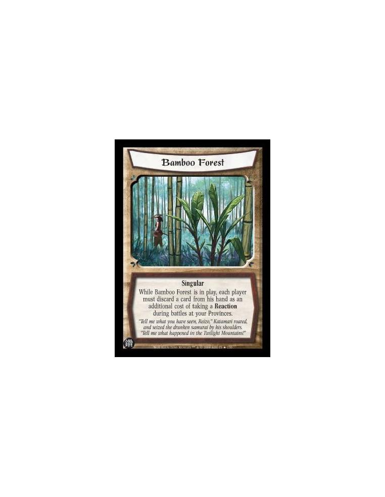 Bamboo Forest FOIL  - Singular While Bamboo Forest is in play, each player must discard a card from his hand as an additional co