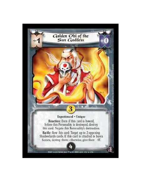 Golden Obi of the Sun Goddess Exp FOIL