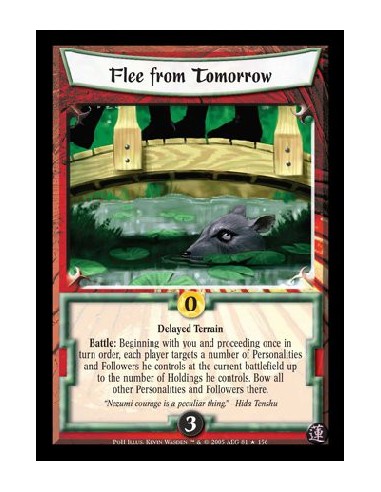 Flee from Tomorrow FOIL