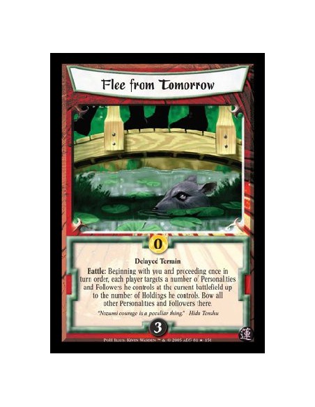 Flee from Tomorrow FOIL