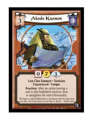 Akodo Kuemon Exp