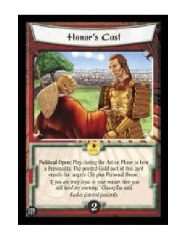 Honor's Cost