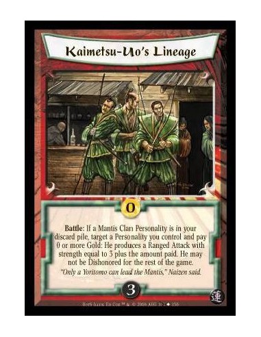 Kaimetsu-Uo's Lineage