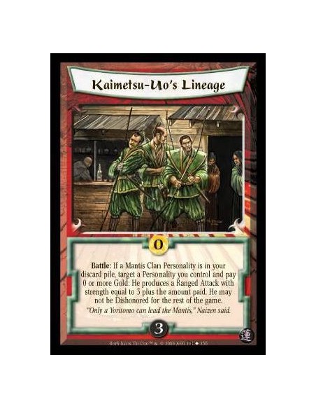 Kaimetsu-Uo's Lineage