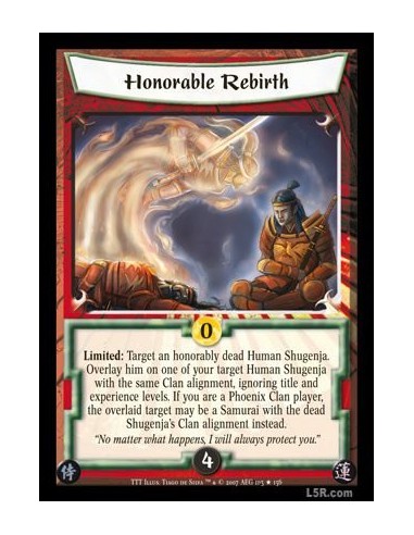 Honorable Rebirth