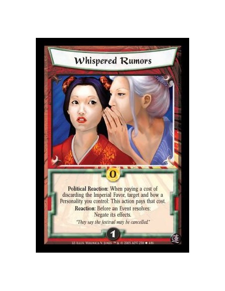 Whispered Rumors FOIL