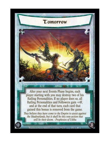 Tomorrow FOIL