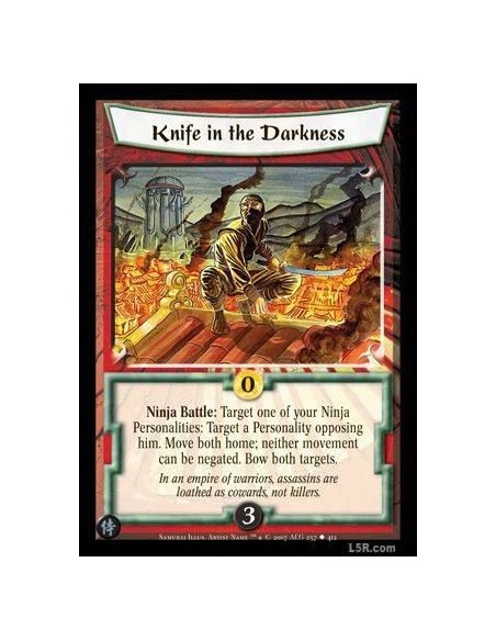 Knife in the Darkness FOIL