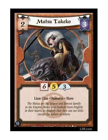 Matsu Takeko  - Lion Clan · Samurai · Hero