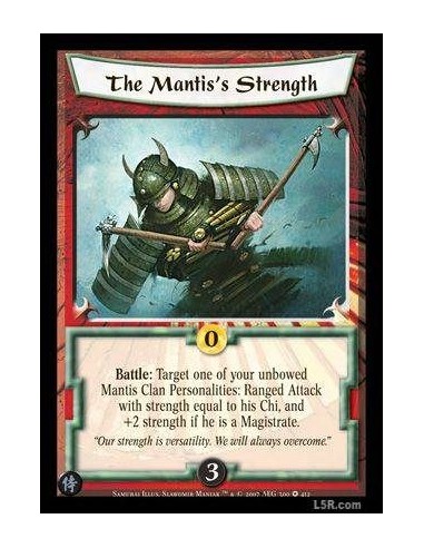 The Mantis's Strength