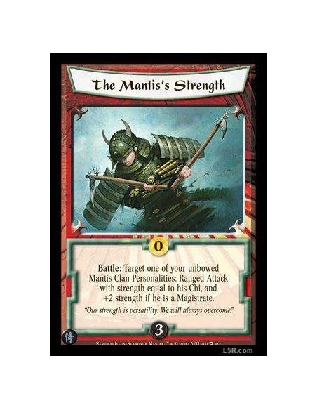 The Mantis's Strength