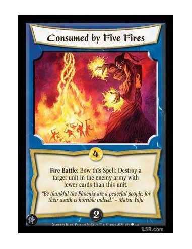 Consumed by Five Fires