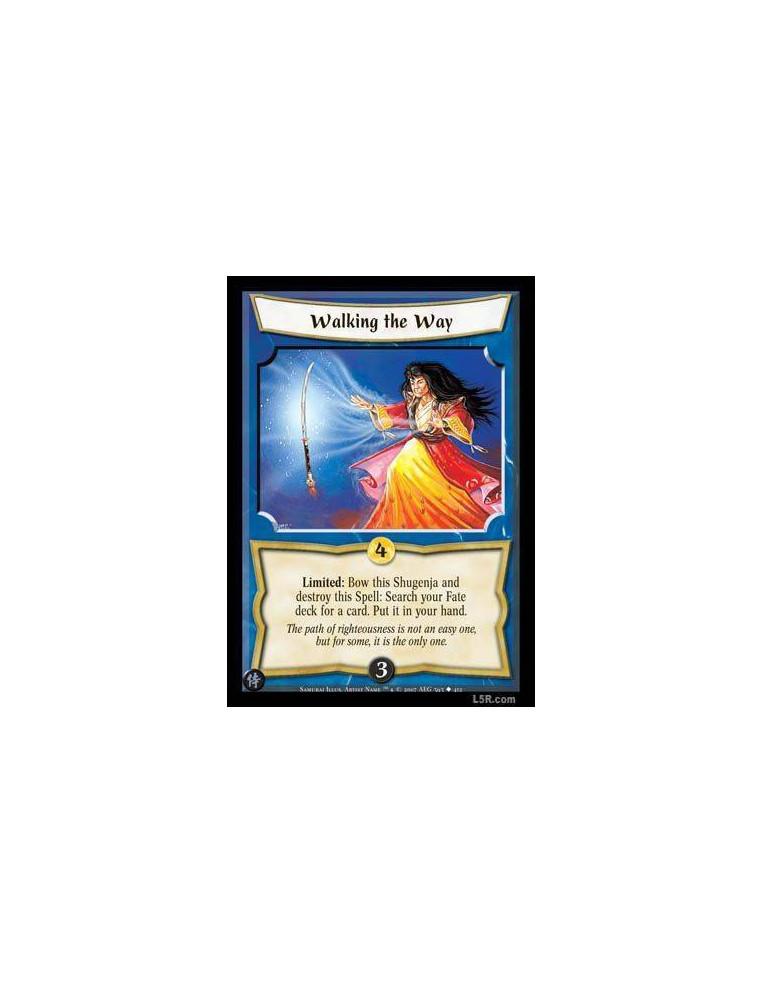 Walking the Way  - Limited: Bow this Shugenja and destroy this card: Search your Fate deck for a card. Put it in your hand.