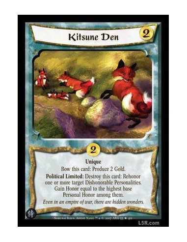 Kitsune Den FOIL