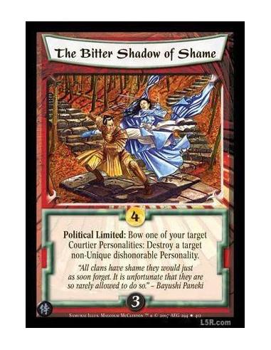 The Bitter Shadow of Shame FOIL