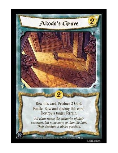 Akodo's Grave FOIL