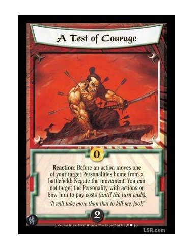 A Test of Courage FOIL