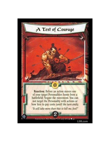 A Test of Courage FOIL