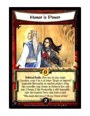 Honor is Power