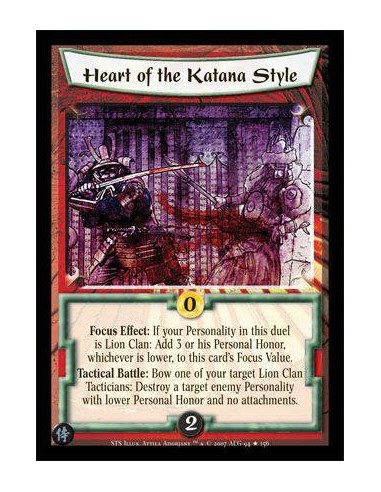 Heart of the Katana Style FOIL