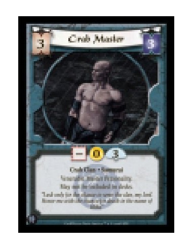 Crab Master  - Crab Clan • Samurai  Venerable Master Personality.  May not be included in decks.